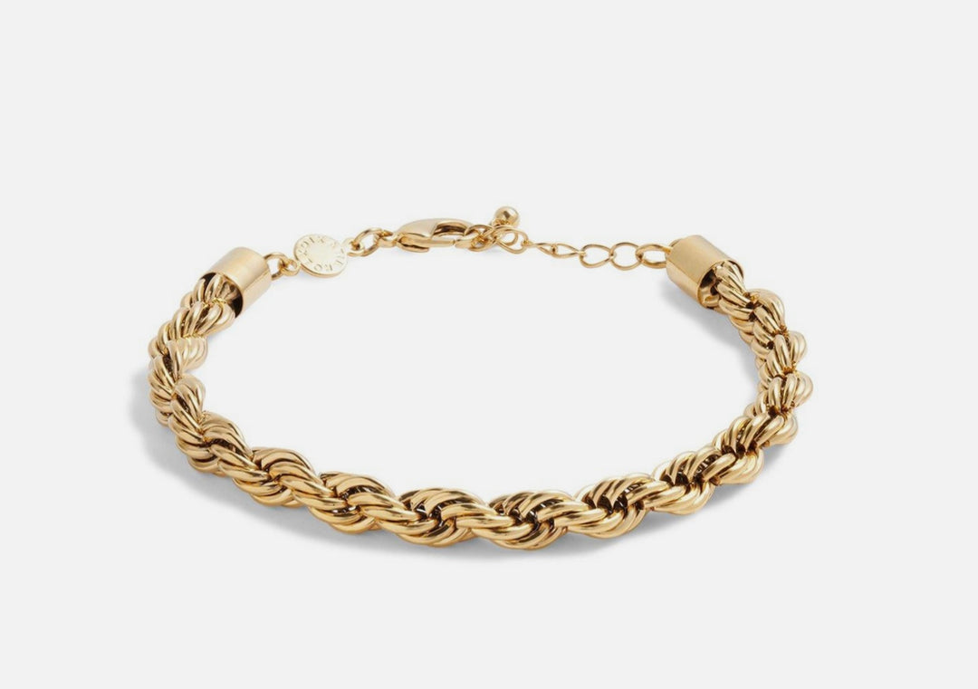 Katie Loxton Waterproof Reine Rope Bracelet Gold Plated Bracelet  Double Chain