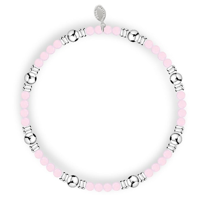 Joma Jewellery Design Bar Rose Large Silver Bracelet