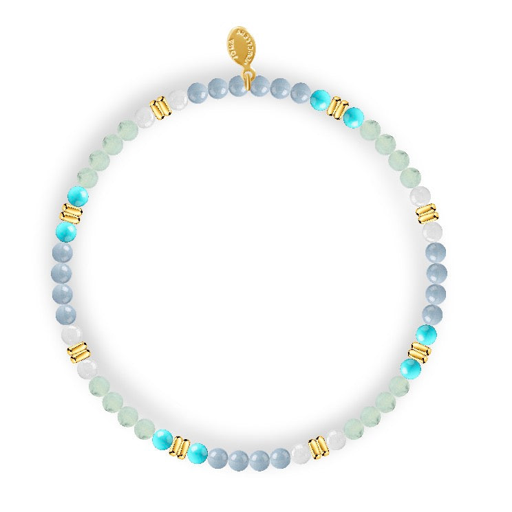 Joma Jewellery Design Bar Ocean Gold Plated Bracelet
