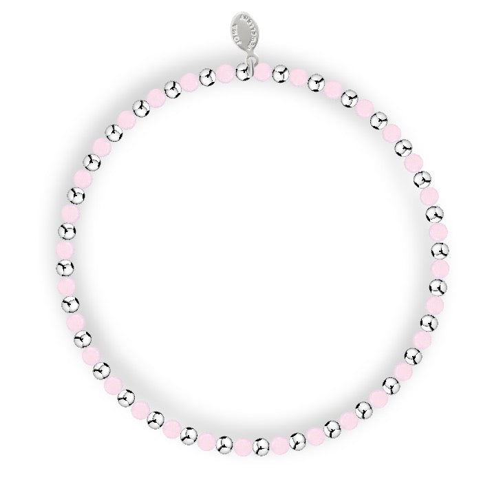 Joma Jewellery Design Bar Rose Silver Plated Bracelet