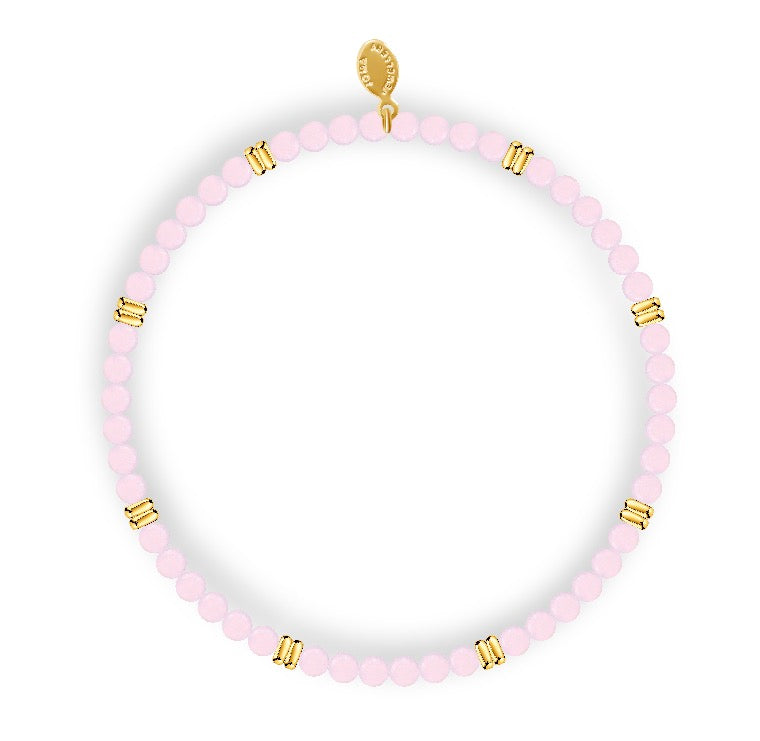 Joma Jewellery Design Bar Rose Spacers Gold Bracelet