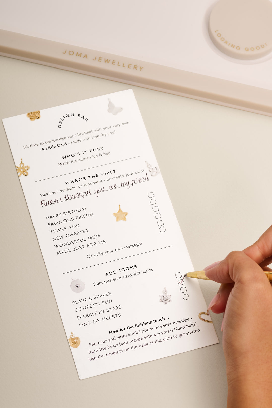 Design Bar Experience