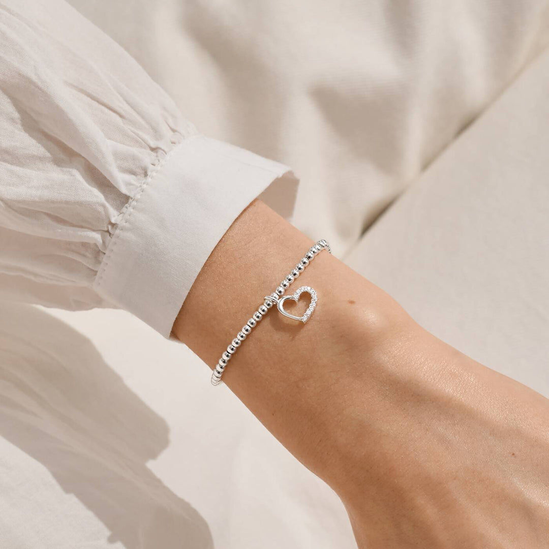 Joma Jewellery Christmas A Little With Love Silver Plated Bracelet