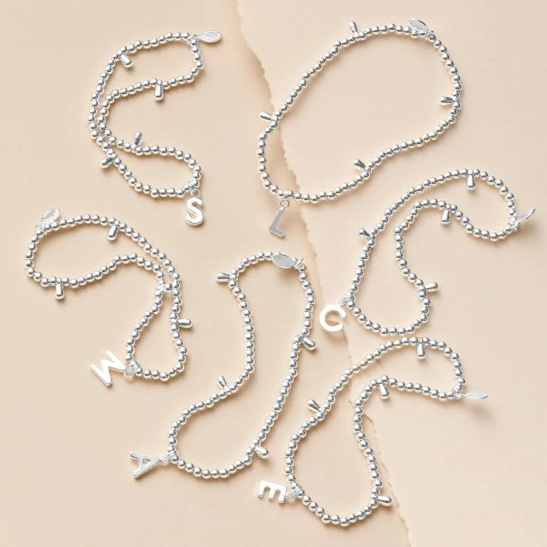 Joma Jewellery Alphabet A Little S Silver Plated Bracelet