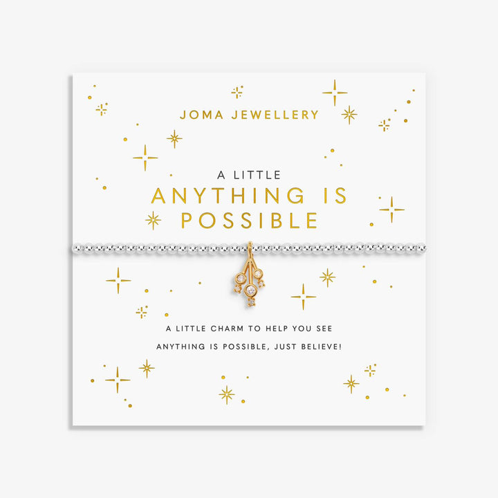 Joma Jewellery A Little Anything Is Possible Silver & Gold Plated Bracelet