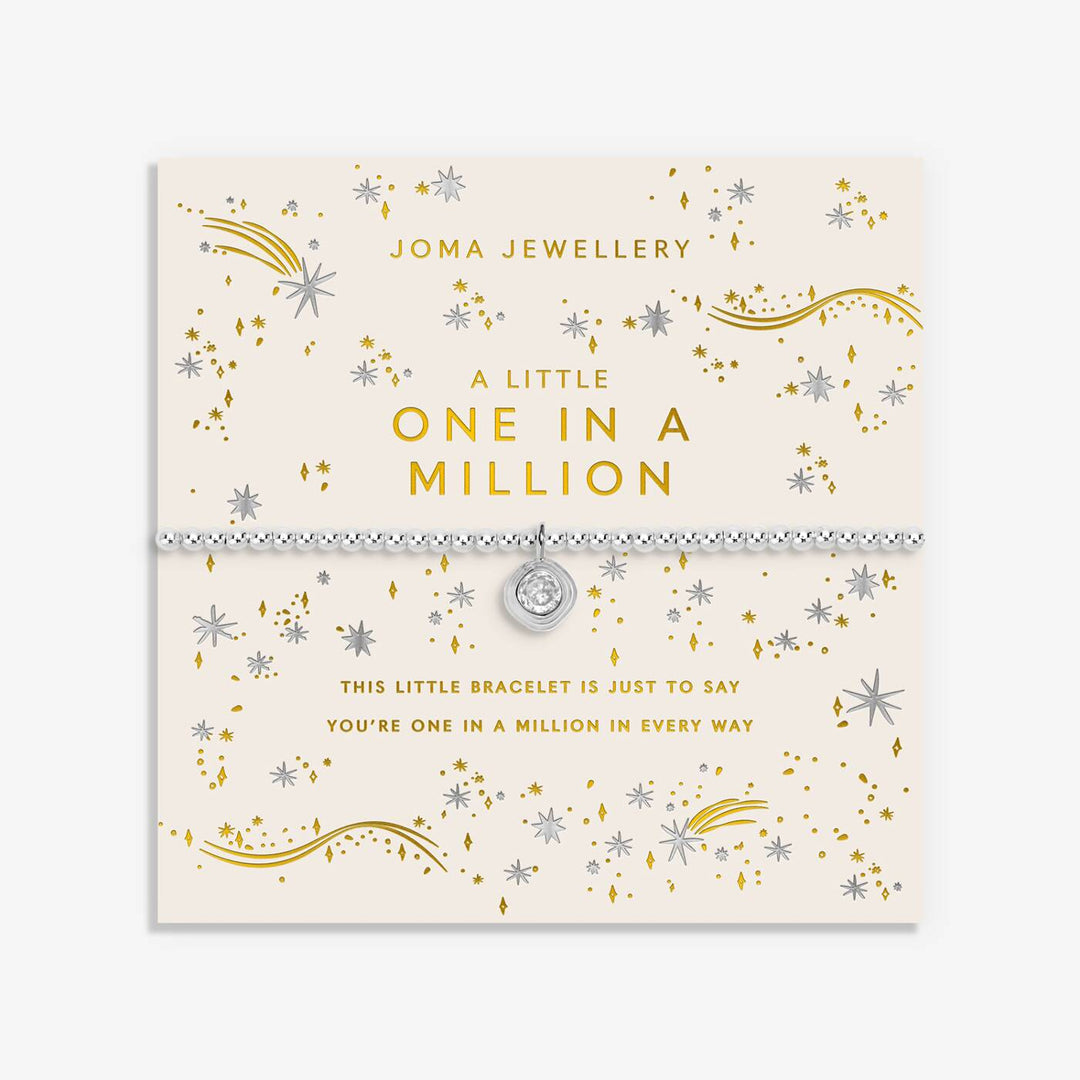 Joma Jewellery Christmas A Little One In A Million Silver Plated Bracelet
