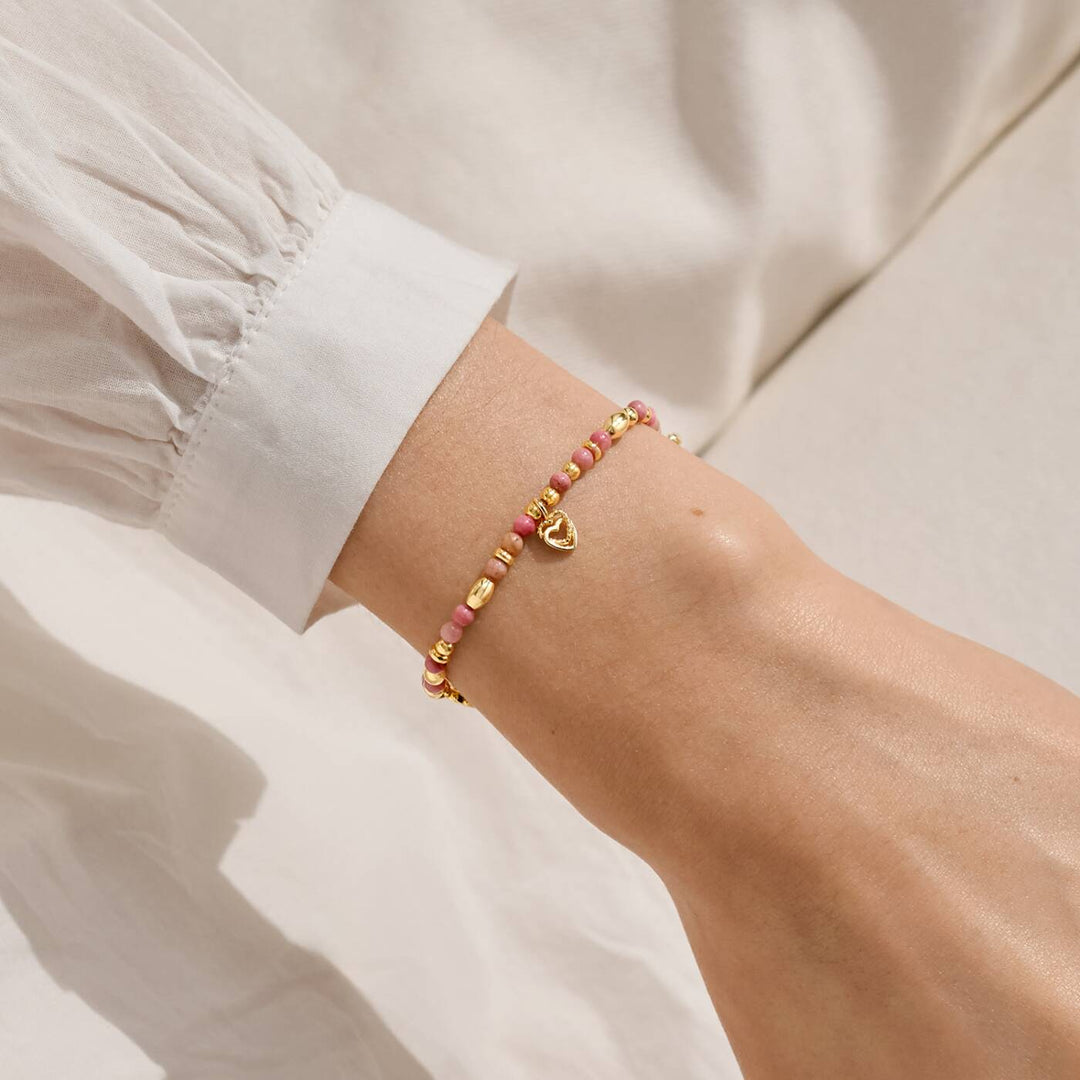 Joma Jewellery Affirmation Card Friendship Gold Plated Bracelet