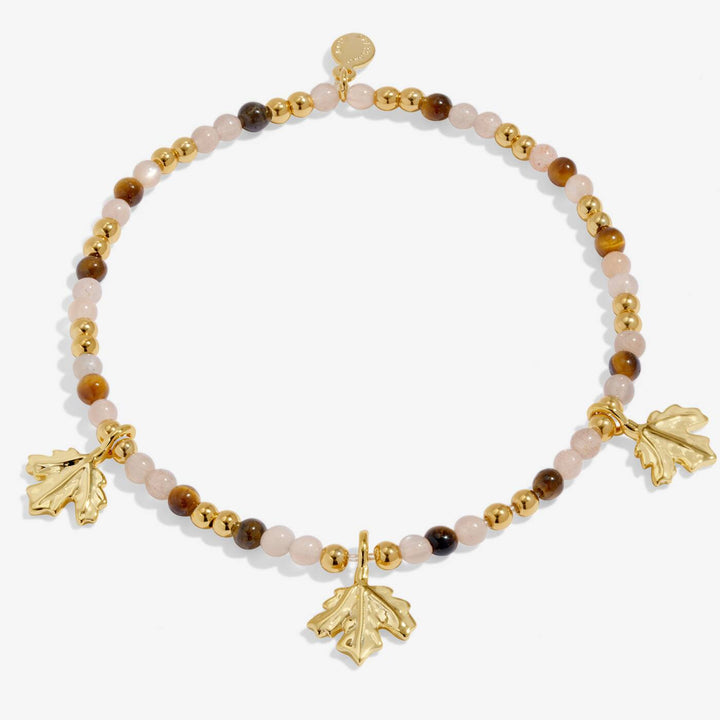 Joma Jewellery Autumn's Calling A Little Leaves Are Falling Autumn Is Calling Gold Plated Bracelet