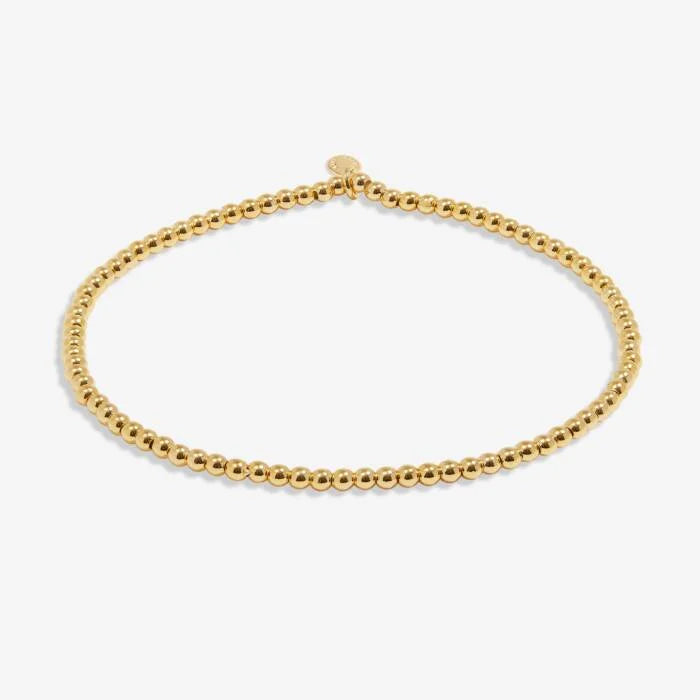Joma Jewellery Bead Stacking Bracelet In Gold Plating 2.5MM