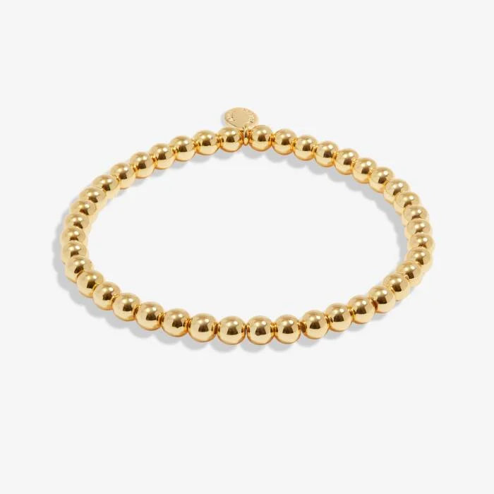 Joma Jewellery Bead Stacking Bracelet In Gold Plating 5MM