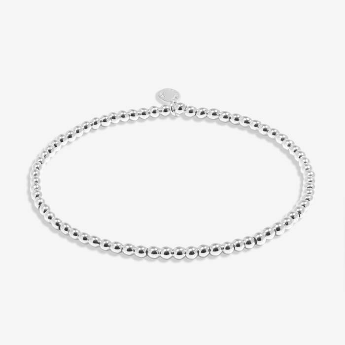 Joma Jewellery Bead Stacking Bracelet In Silver 3MM