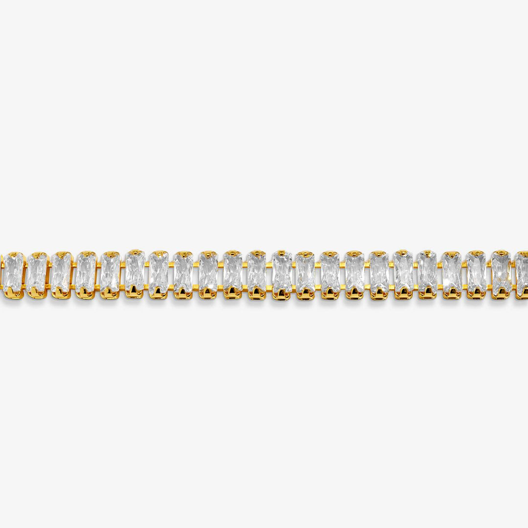 Joma Jewellery Bracelet Bar Gold Tennis Gold Plated Bracelet