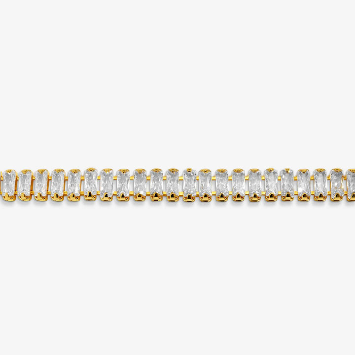 Joma Jewellery Bracelet Bar Gold Tennis Gold Plated Bracelet