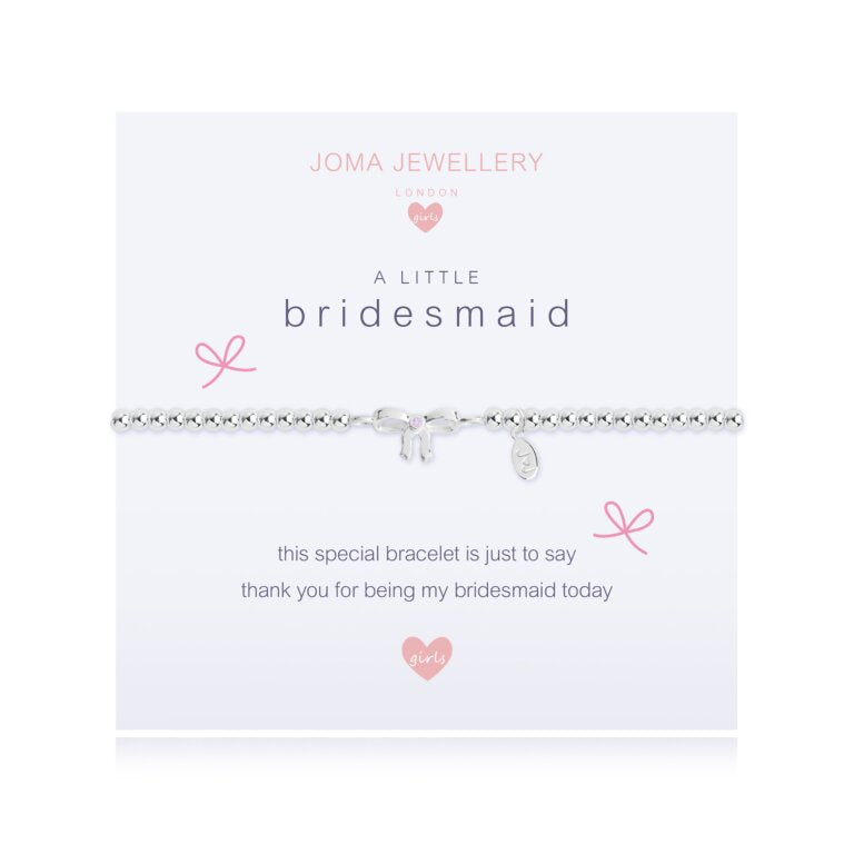 Joma Jewellery Childrens A Little Bridesmaid Bracelet