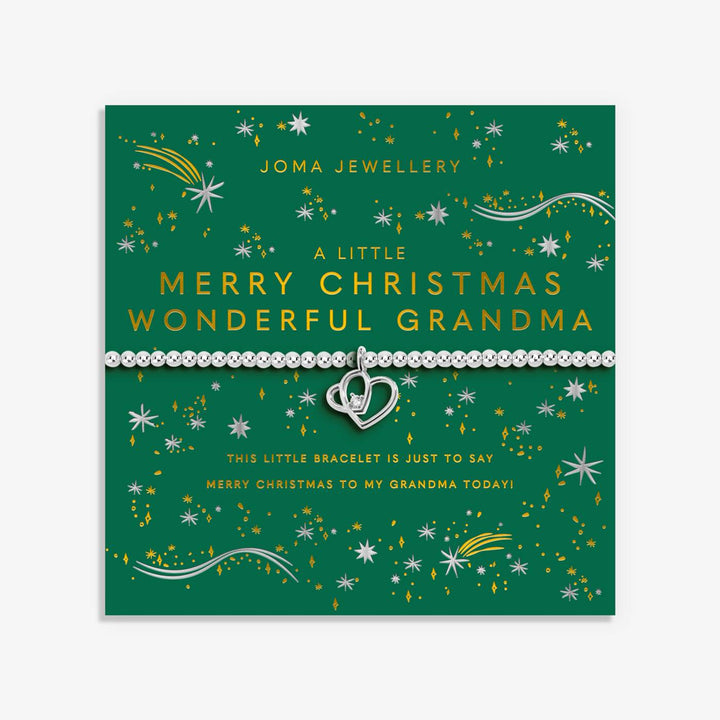 Joma Jewellery Christmas A Little Merry Christmas Super Sister Silver Plated Bracelet
