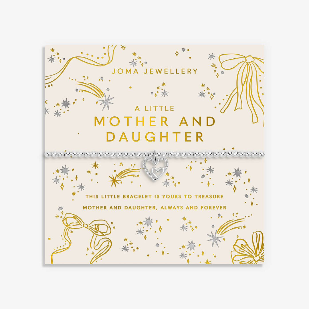 Joma Jewellery Christmas A Little Mother And Daughter Silver Plated Bracelet