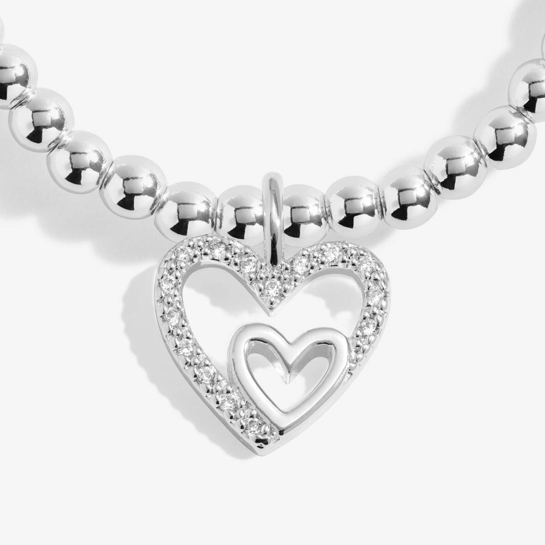 Joma Jewellery Christmas A Little Merry Christmas Wonderful Mummy Silver Plated Bracelet