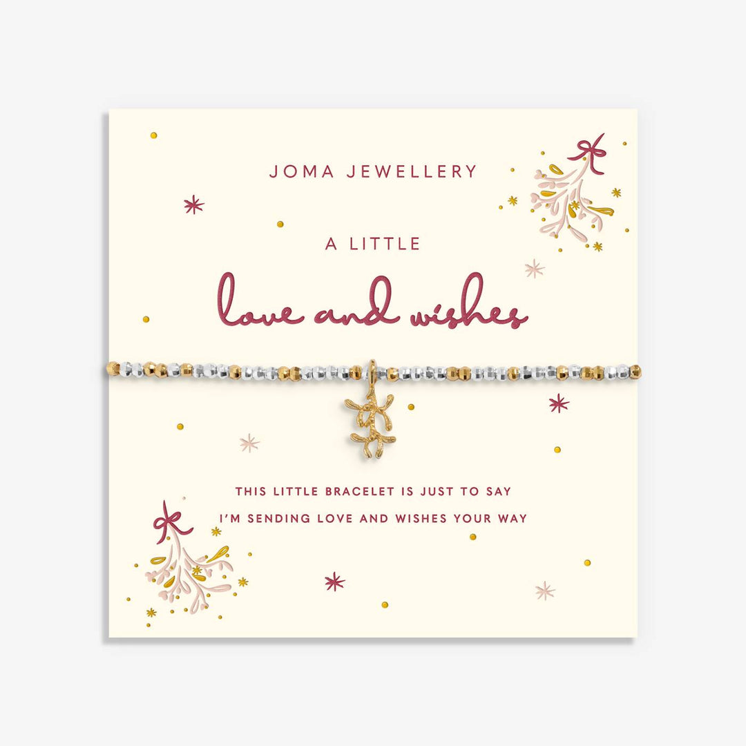 Joma Jewellery Christmas Little Stories Love And Wishes Silver & Gold Plated Bracelet