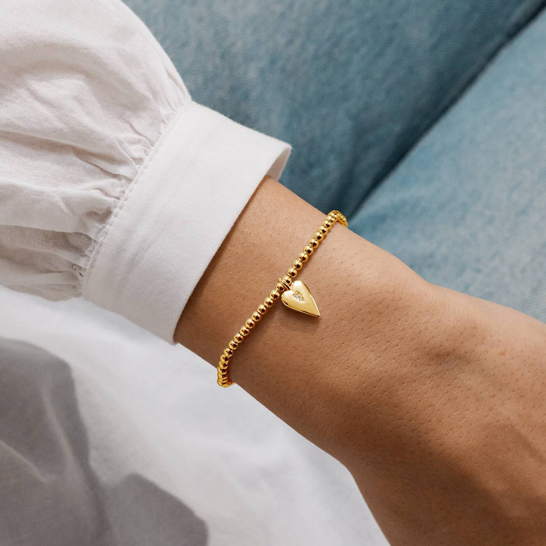 Joma Jewellery Christmas A Little Merry Christmas Wonderful Mum Gold Plated Bracelet