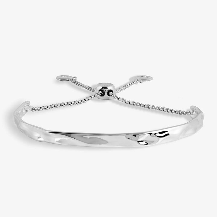 Joma Jewellery Classic Collection Hammered Silver Plated Bangle