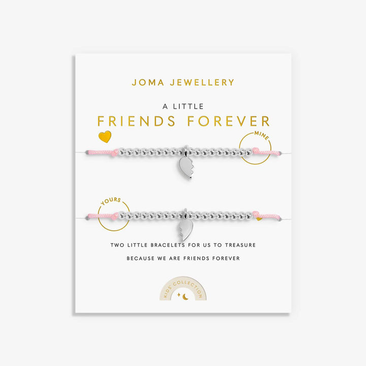 Joma Jewellery Duo A Little Friends Forever Silver Plated Two Bracelets