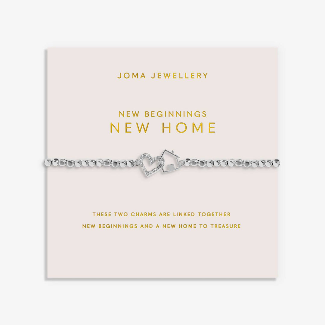 Joma Jewellery Forever Yours New Beginnings New Home Silver Plated Bracelet