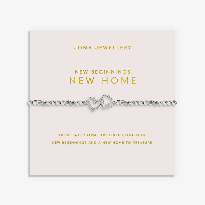 Joma Jewellery Forever Yours New Beginnings New Home Silver Plated Bracelet