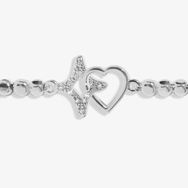 Joma Jewellery Forever Yours Sending Lots Of Love And Wishes Silver Plated Bracelet
