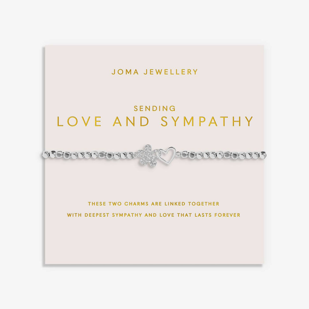 Joma Jewellery Forever Yours Sending Love And Sympathy Silver Plated Bracelet