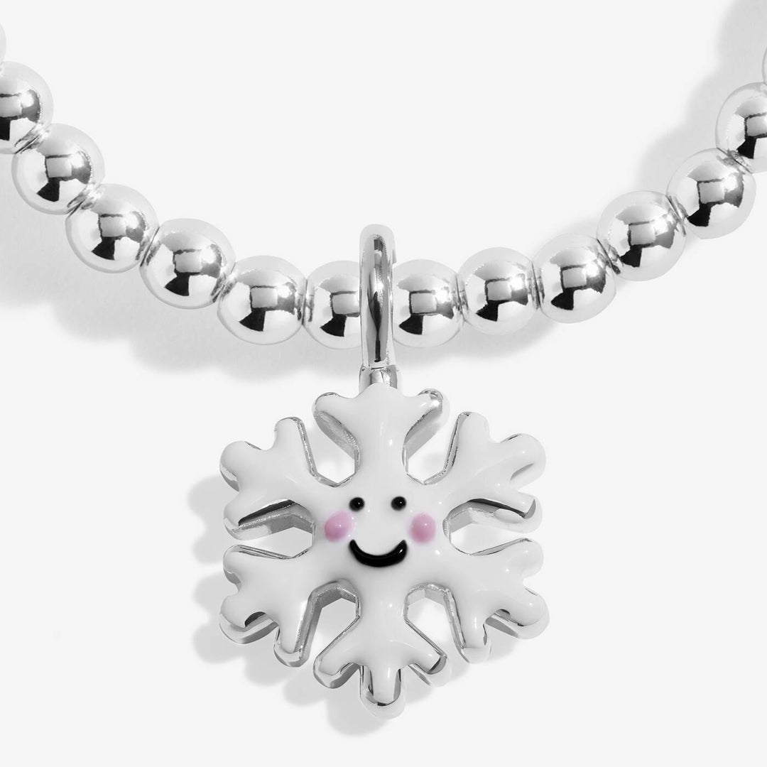 Joma Jewellery Kids' A Little Jomees Let It Snow Silver Plated Bracelet
