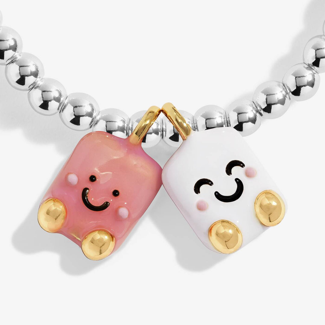 Joma Jewellery Kids' A Little Jomees Love You S'More Silver & Gold Plated Bracelet