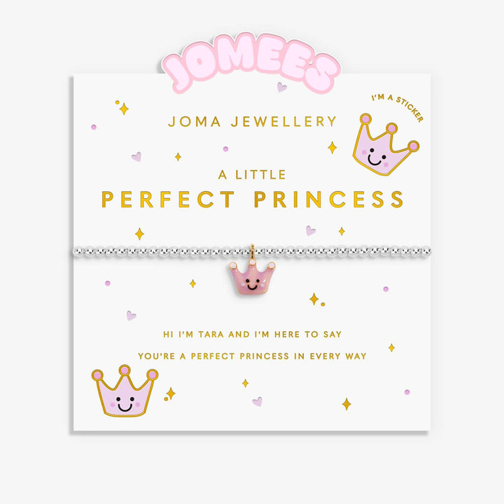 Joma Jewellery Kids' A Little Jomees Perfect Princess Silver & Gold Plated Bracelet