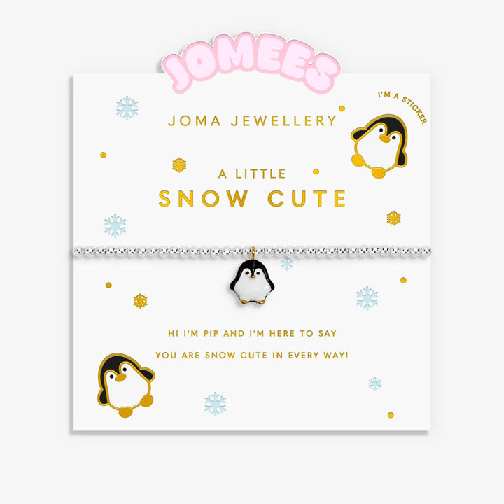 Joma Jewellery Kids' A Little Jomees Snow Cute Silver & Gold Plated Bracelet