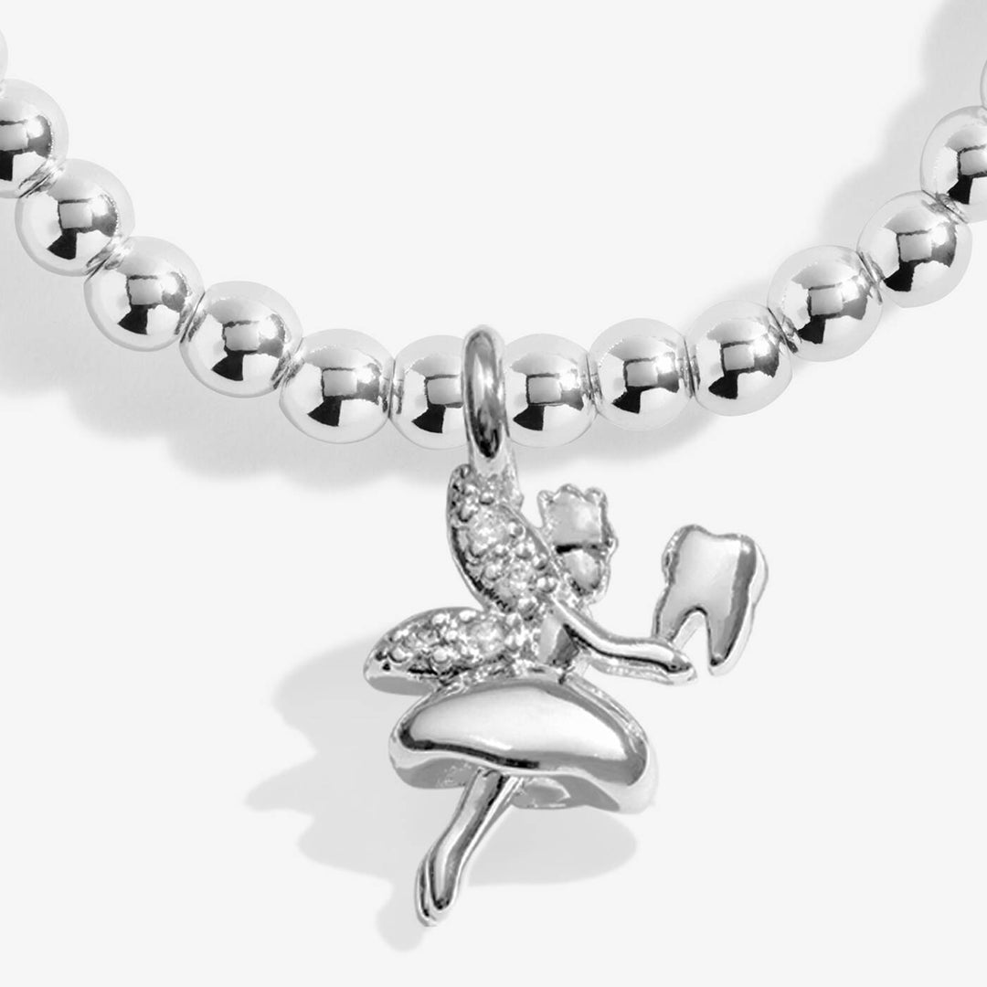 Joma Jewellery Kids' A Little Tooth Fairy Silver Plated Bracelet