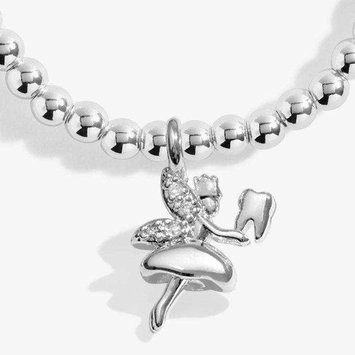 Joma Jewellery Kids' A Little Tooth Fairy Silver Plated Bracelet