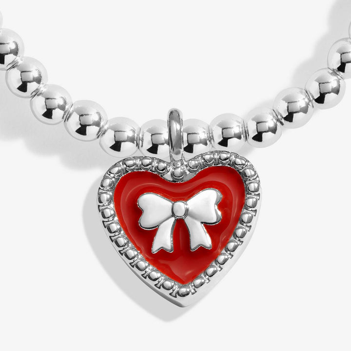 Joma Jewellery Kids' Christmas A Little Merry Christmas Granddaughter Silver Plated Bracelet