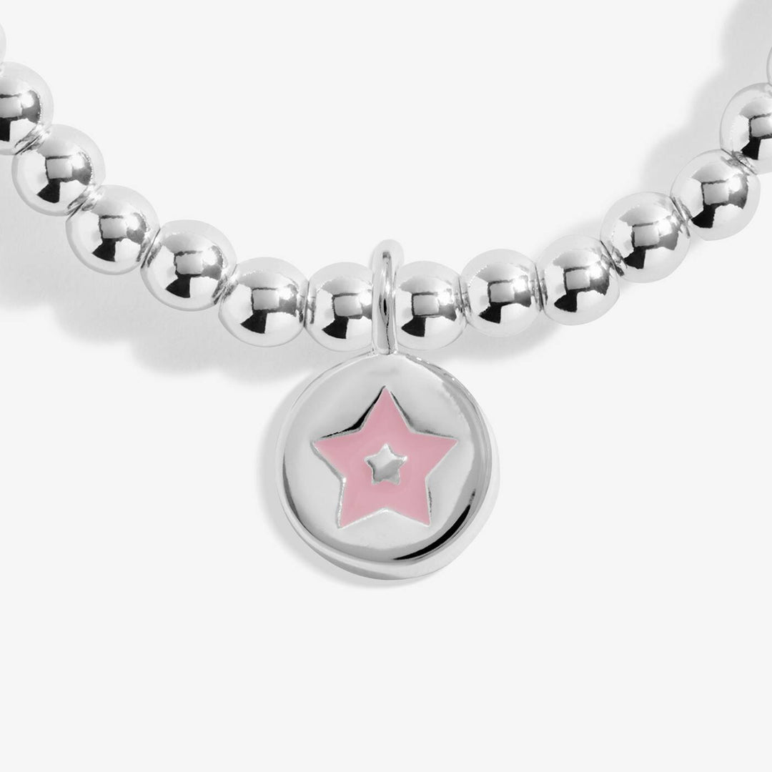 Joma Jewellery Kids' Confetti A Little So Very Proud Of You Silver Plated Bracelet