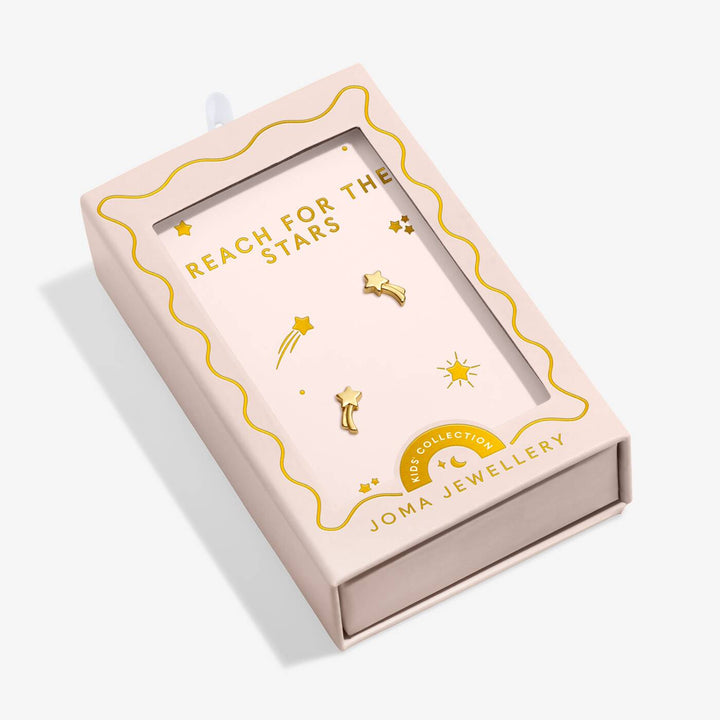 Joma Jewellery Kids' Moments To Shine Reach For The Stars Gold Plated Earrings