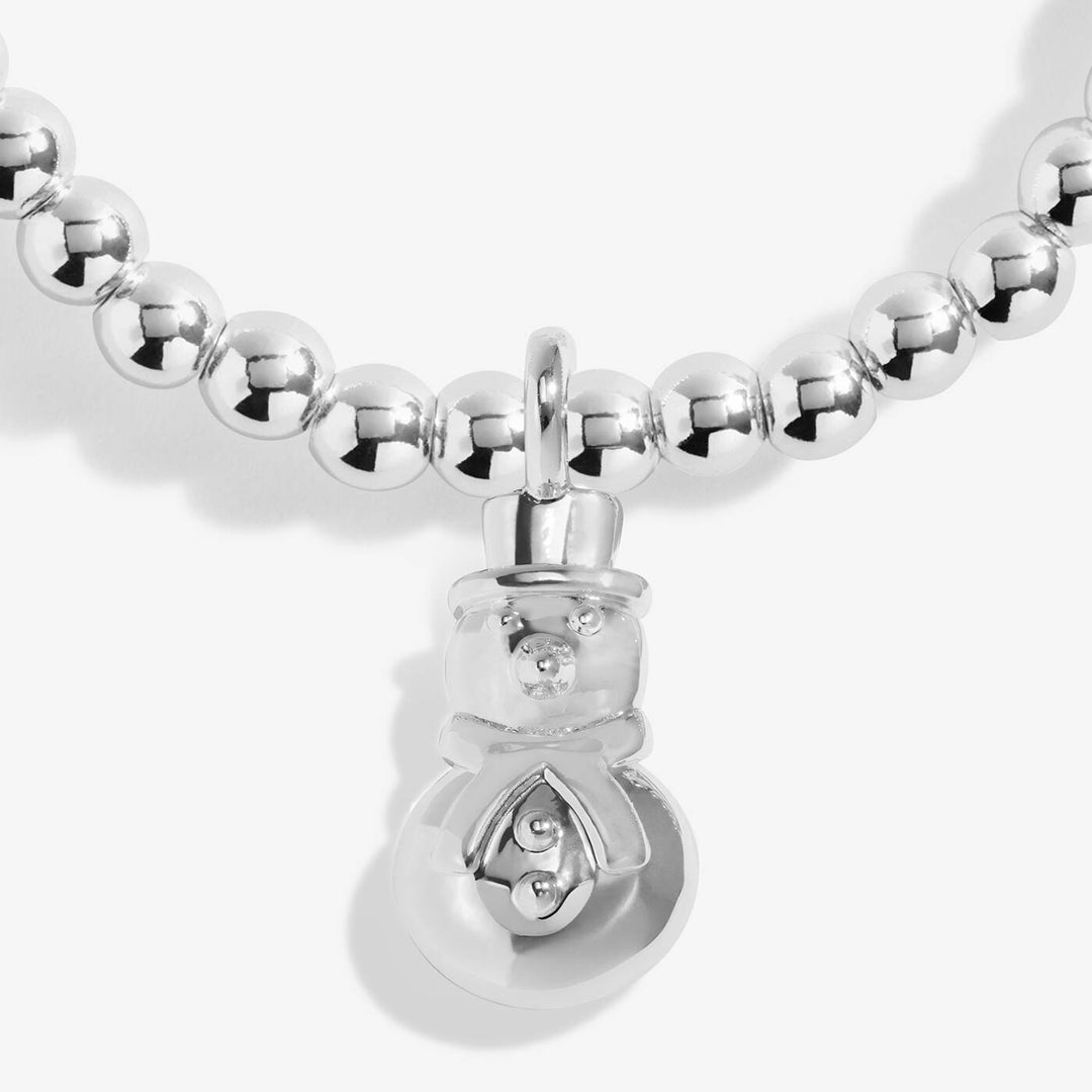 Joma Jewellery Kids' Snowglobe A Little Winter Wonderland Silver Plated Bracelet