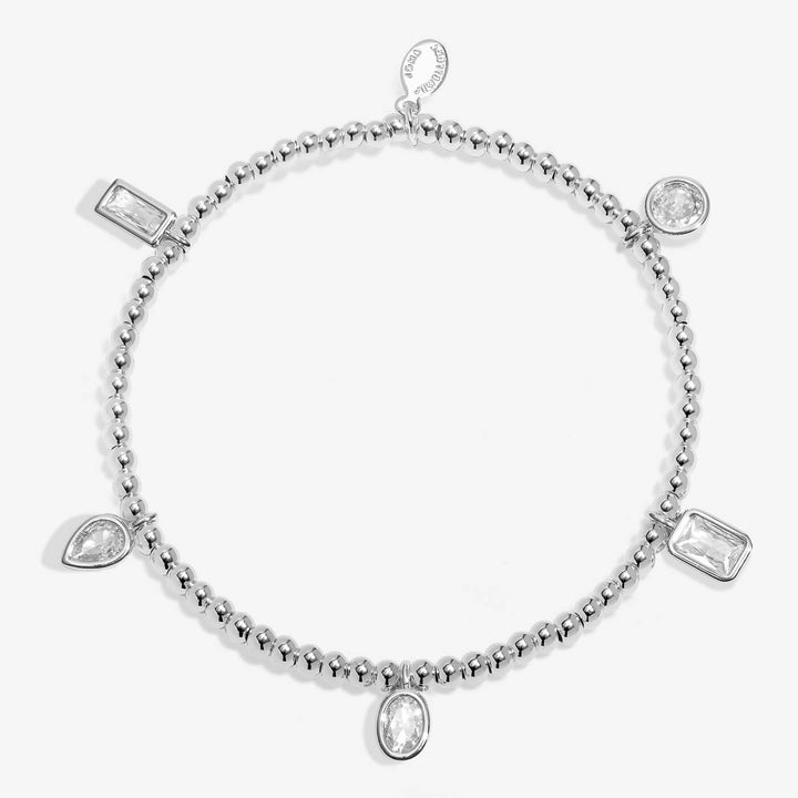 Joma Jewellery Life's A Charm Be The Sparkle Silver Plated Bracelet