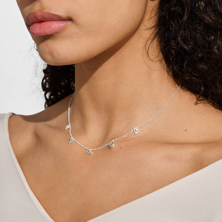 Joma Jewellery Life's A Charm Forever Family Silver Plated Necklace