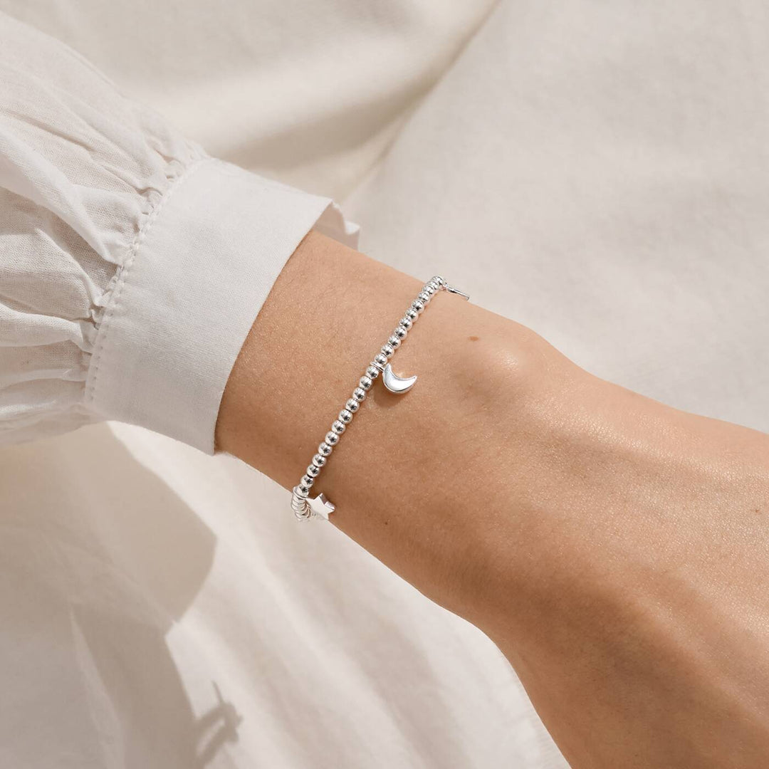 Joma Jewellery Life's A Charm Love You To The Moon And Back Silver Plated Bracelet