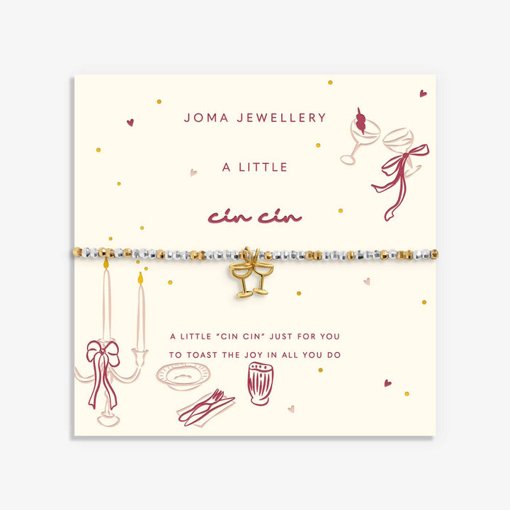 Joma Jewellery Little Stories Cin Cin Silver & Gold Plated Bracelet