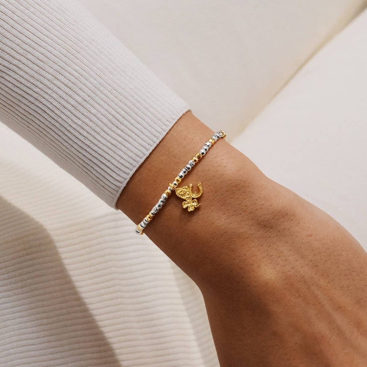 Joma Jewellery Little Stories Love And Luck Silver & Gold Plated Bracelet