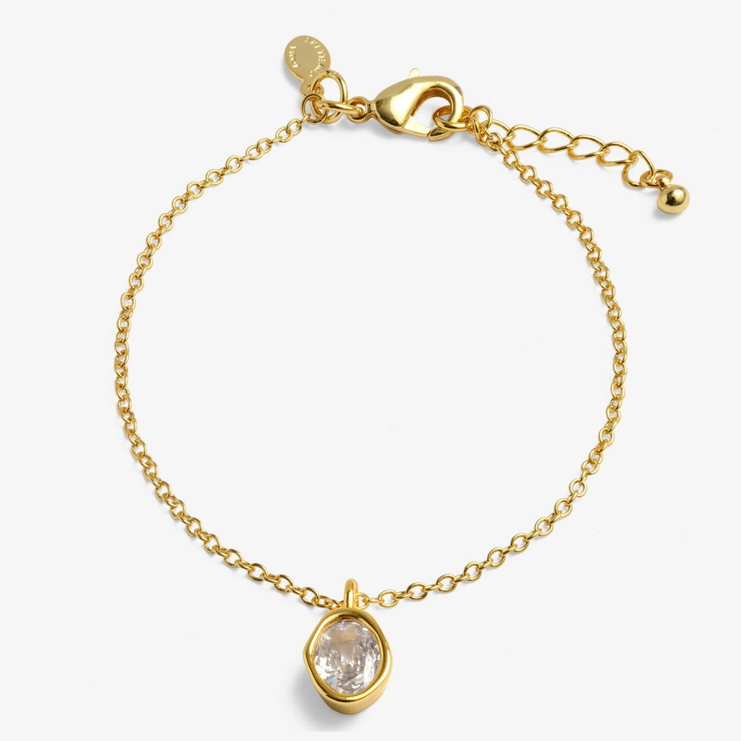 Joma Jewellery Loved By You Molten Gold Plated Bracelet