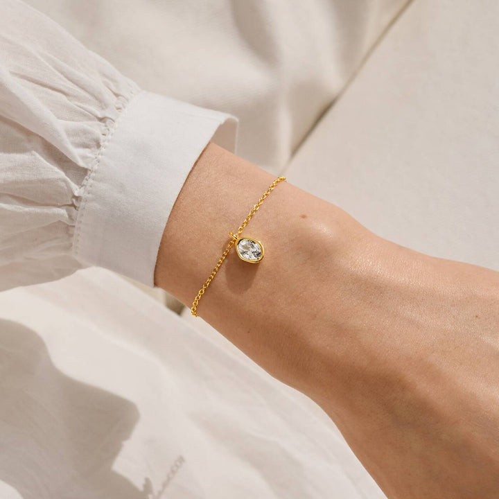 Joma Jewellery Loved By You Molten Gold Plated Bracelet