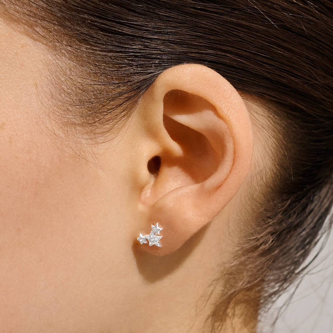 Joma Jewellery Moments To Shine Amazing Silver Plated Stud Earrings