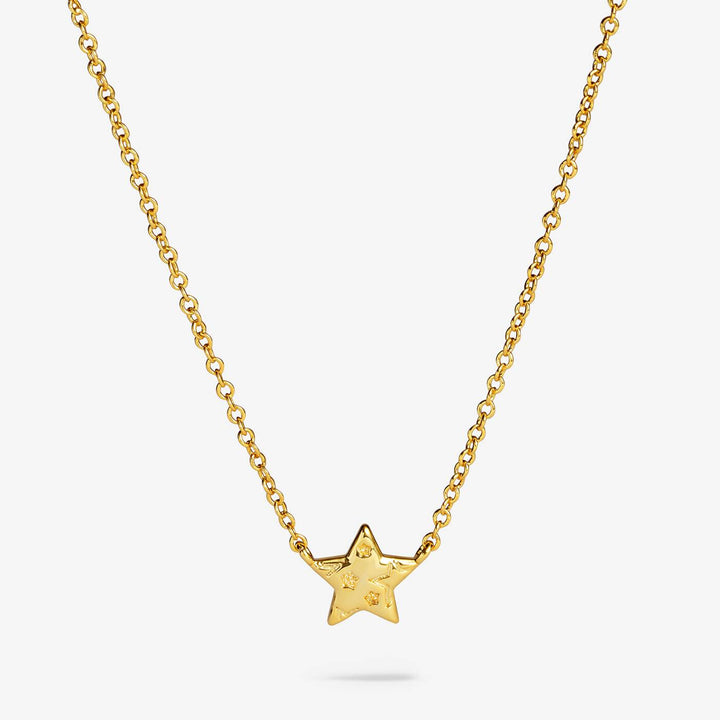 Joma Jewellery Necklace Christmas Cracker Merry Christmas Gold Plated Necklace