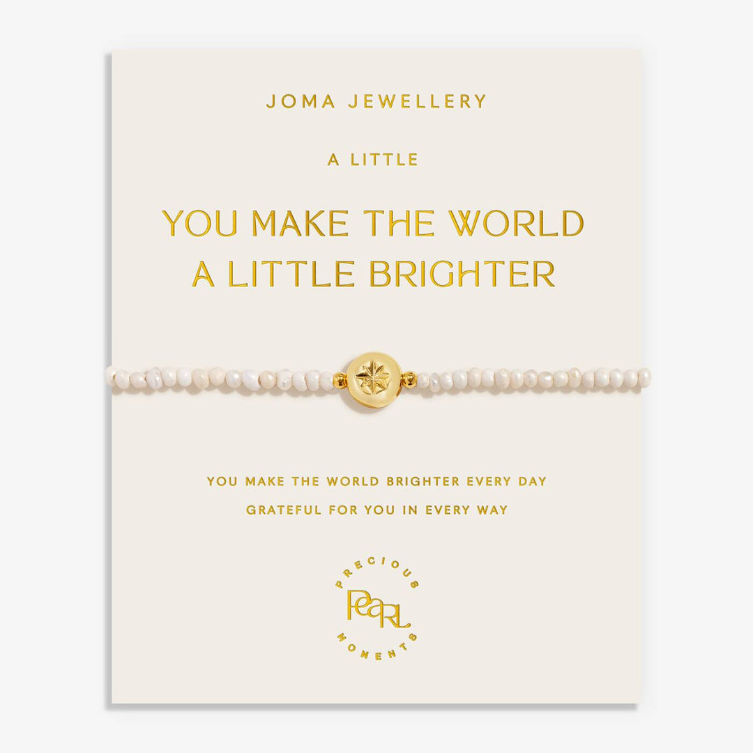 Joma Jewellery Precious Moments The Love Of Family Makes Life Beautiful Gold Plated Bracelet