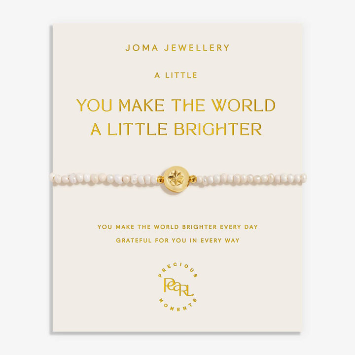 Joma Jewellery Precious Moments The Love Of Family Makes Life Beautiful Gold Plated Bracelet